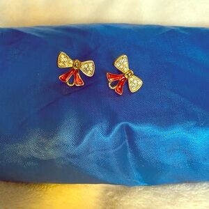 Christmas Bow Earrings